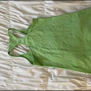 Lululemon Women’s Racerback Gingham Green/White 6
